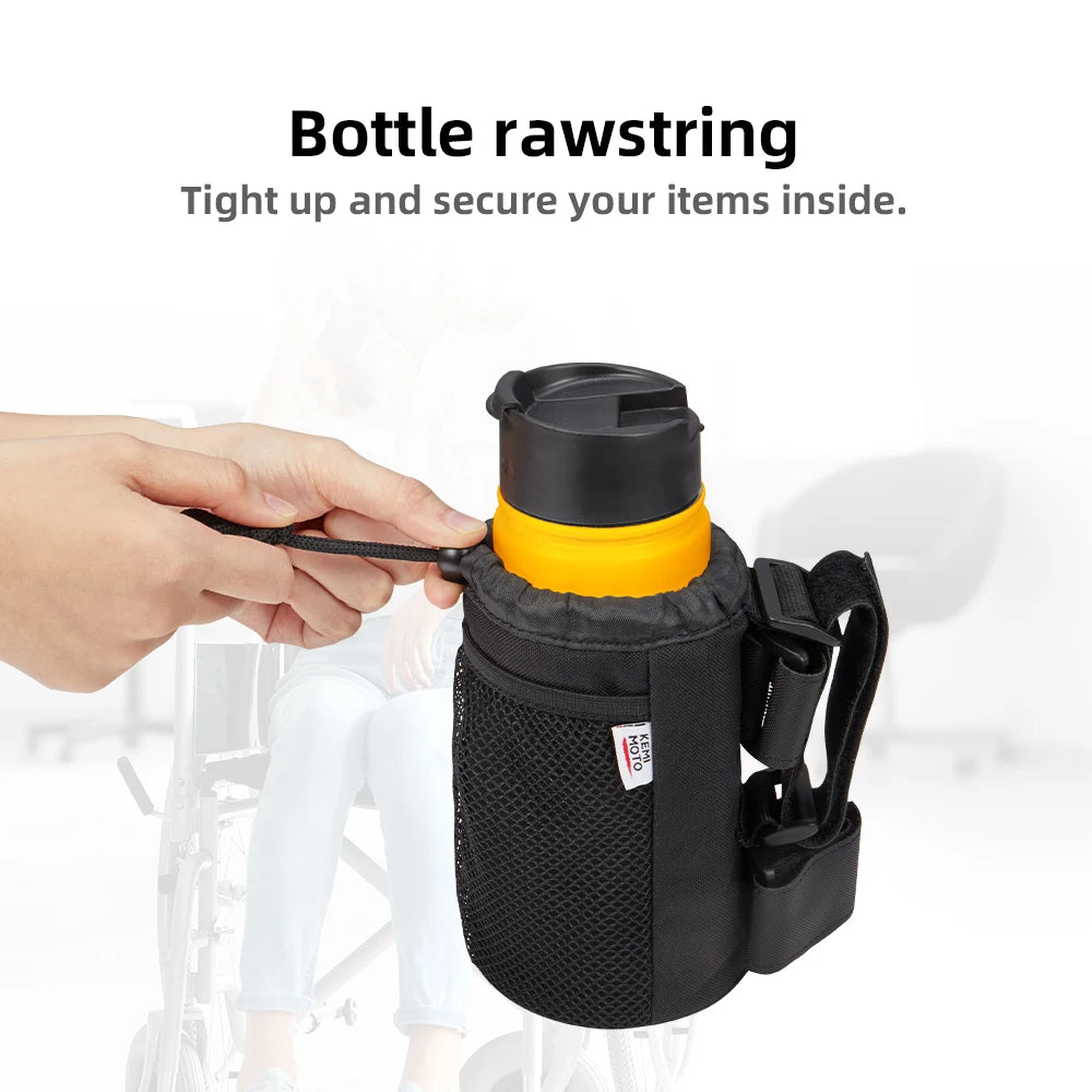 Cup Holder for Wheelchair Walker Rollator – Insulated Bottle Bottle Holder Accessory Nixie