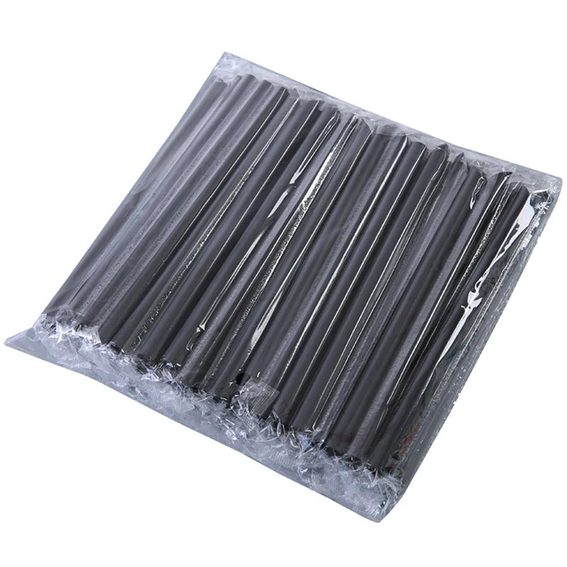 100pcs Wide Bubble Boba Milk Tea Straws – Thick Smoothie Straws Drinking Straws Nixie