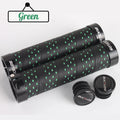 BUCKLOS MTB Bike Handlebar Grips – Aluminum Double Lock-On Bike Handlebar Grips Nixie Green