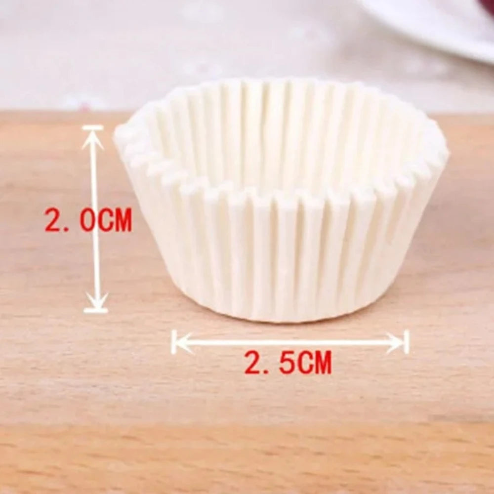 1000Pcs Mini Muffin Cupcake Baking Cups – Nonstick Paper Liners
