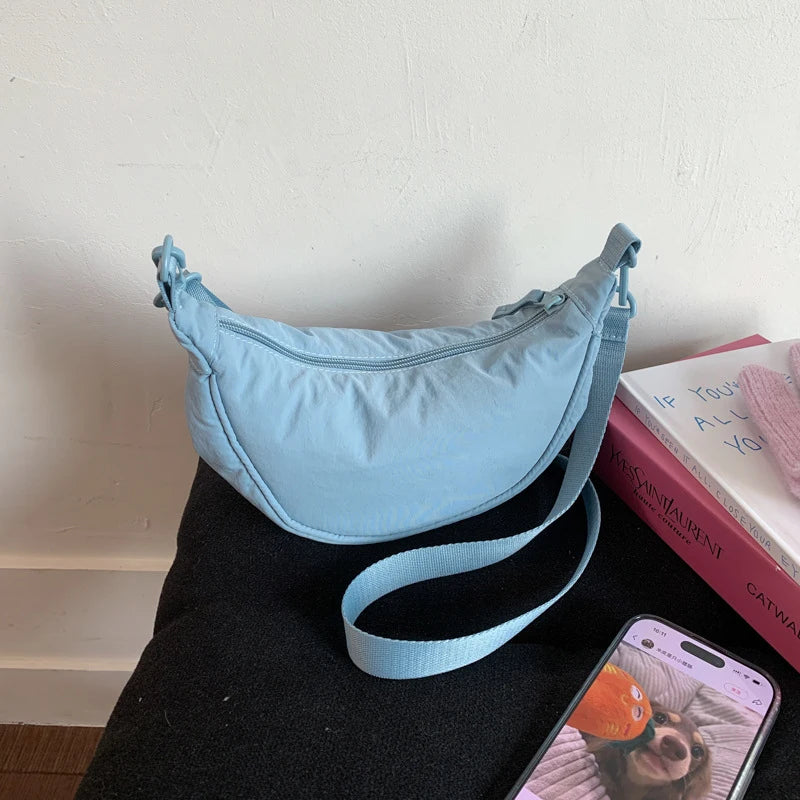 Nixie Mini Nylon Crossbody Bag – Detachable Shoulder Strap Mini Crossbody Bag Nixie