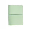 M5 Mini Loose-Leaf Faux Leather 5-Ring Binder Photo Album Ring Binder Notebook Nixie Green-Only Cover