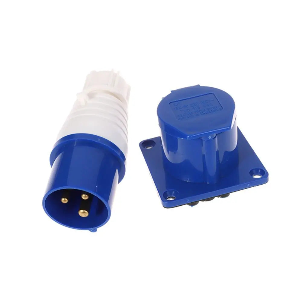 220V 16A Industrial Waterproof Plug 3-Pin IP44 Connector Industrial Waterproof Plug Nixie