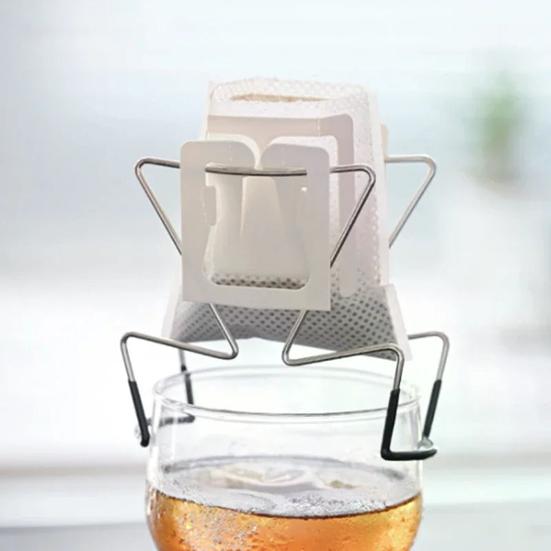 Stainless Steel Drip Bag Coffee Filter Holder | Portable Stand Coffee Filter Holder Nixie