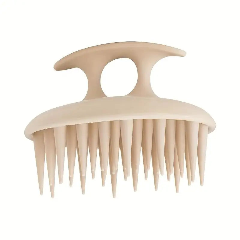 Silicone Scalp Massage Brush – Shampoo & Hair Care Tool Scalp Massage Brush Nixie Beige