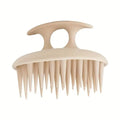 Silicone Scalp Massage Brush – Shampoo & Hair Care Tool Scalp Massage Brush Nixie Beige