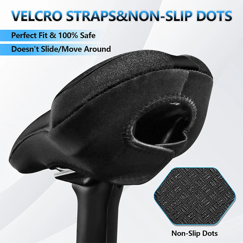 BUCKLOS Bike Seat Cover – PU Leather Silicone Saddle Cushion