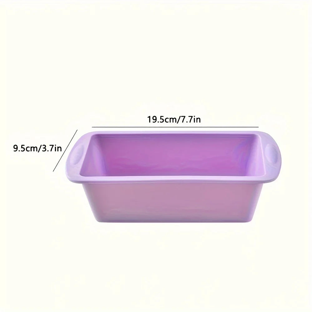 2-Pack Silicone Loaf Pans – Non-Stick Rectangle Baking Molds Silicone Loaf Pan Nixie