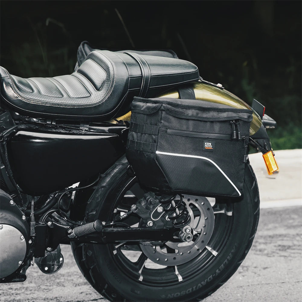KEMITOUR 26L Throw Over Motorcycle Saddlebags – Universal Fit Motorcycle Saddlebags Nixie