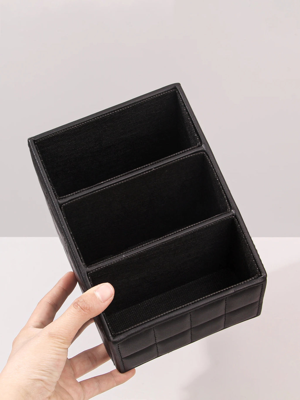 3-Tier PU Makeup Brush & Stationery Storage Box | Nixie Makeup Brush Organizer Nixie