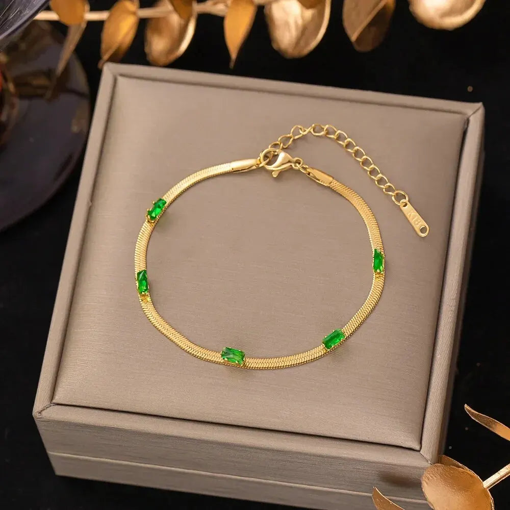 Titanium Steel Bracelet for Women – Hypoallergenic & Fade-Resistant
