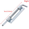 Metal Barrel Bolt Spring Latch 3.54" Heavy Duty Aluminum Lock Door Bolt Latch Nixie right