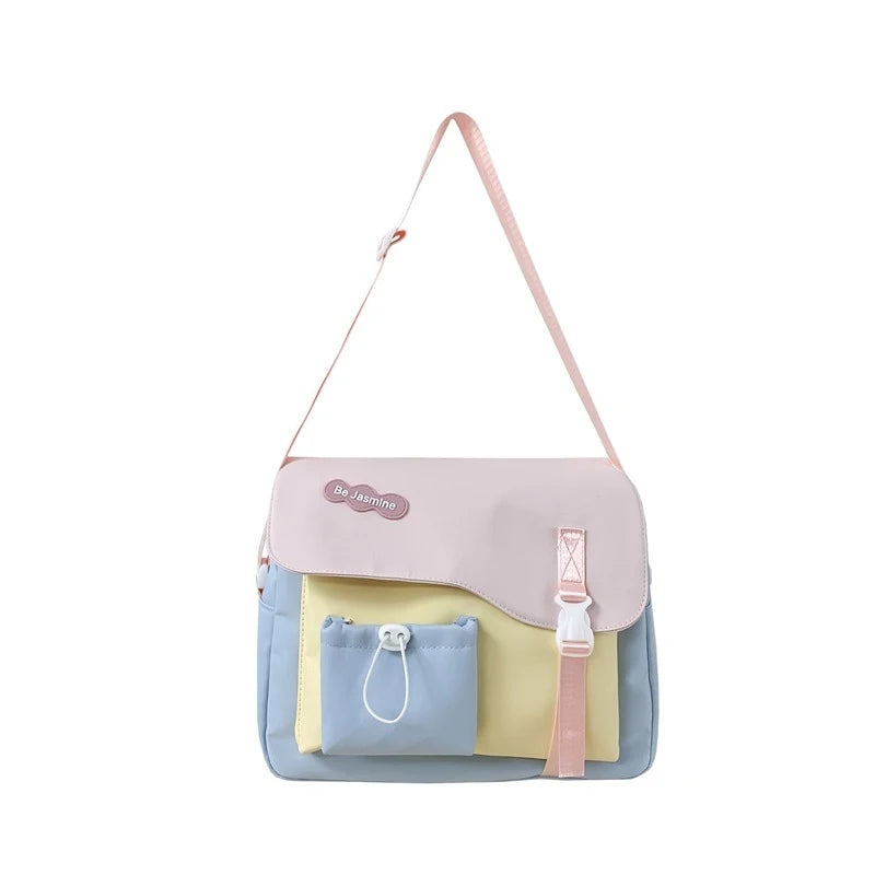 Japanese Style Nylon Sling Bag – Trendy Women's Crossbody Crossbody Sling Bag Nixie