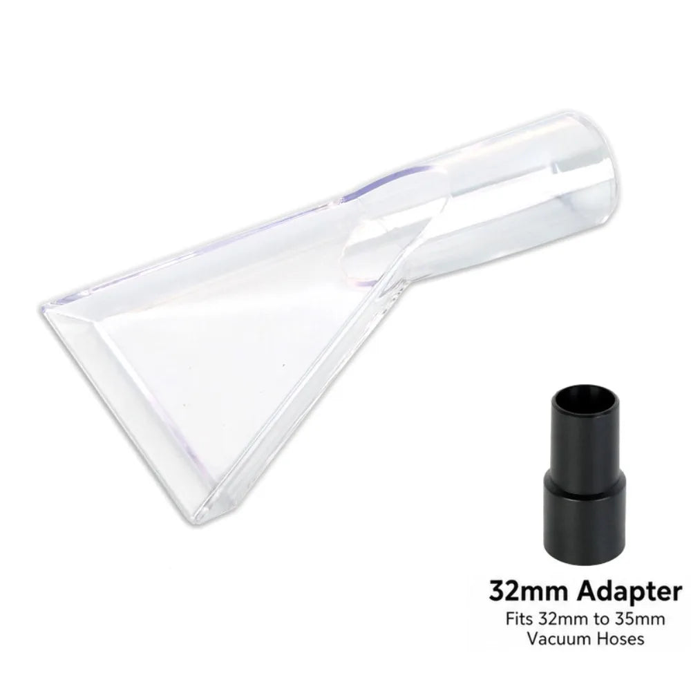 Transparent Vacuum Upholstery Nozzle – Angled Water Suction Head