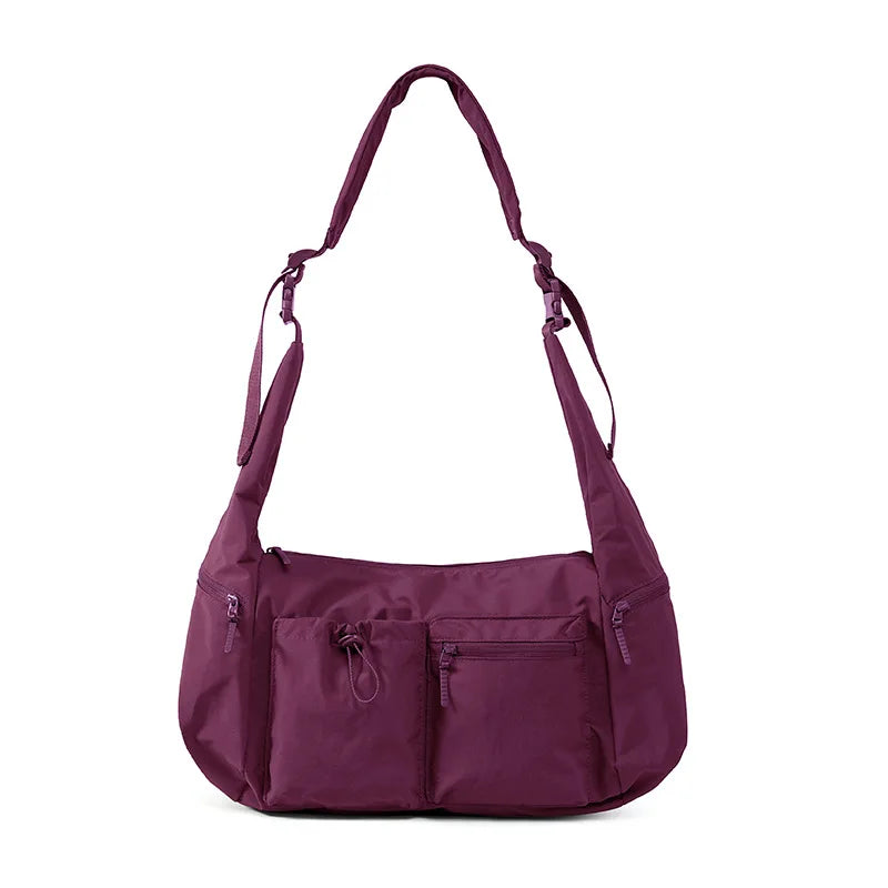 Japanese-Style Men's Waterproof Crossbody Bag | Nixie BB-1050 Crossbody Shoulder Bag Nixie Rose Purple