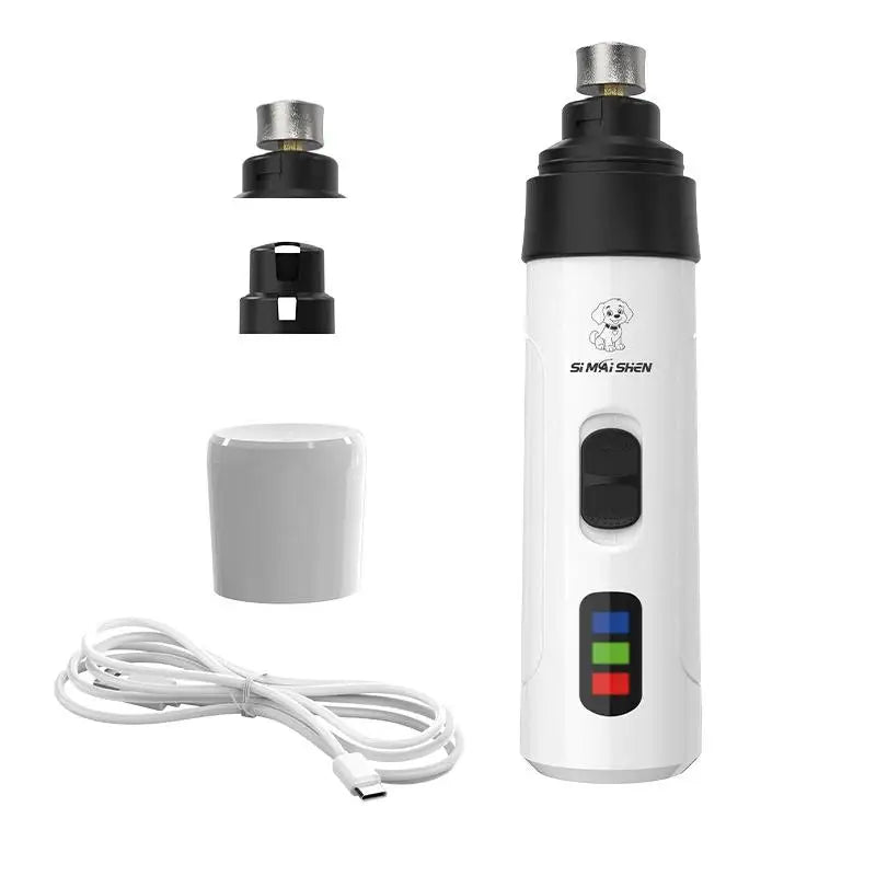 Electric Pet Nail Grinder – Quiet Dog & Cat Nail Trimmer Pet Nail Grinder Nixie A1