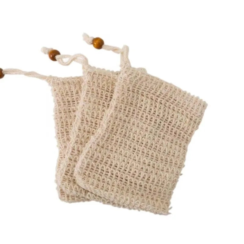 Natural Cotton Mesh Soap Saver Bag – Eco-Friendly Lather Pouch Soap Saver Bag Nixie