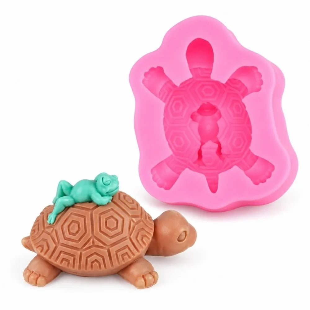 Pink Silicone Turtle Mold – Food-Grade Fondant Baking Mold Silicone Baking Mold Nixie SKY BLUE