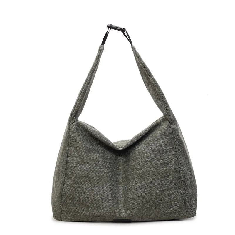Fashion Denim Tote Bag – Large Capacity Women's Shoulder Bag Denim Tote Bag Nixie