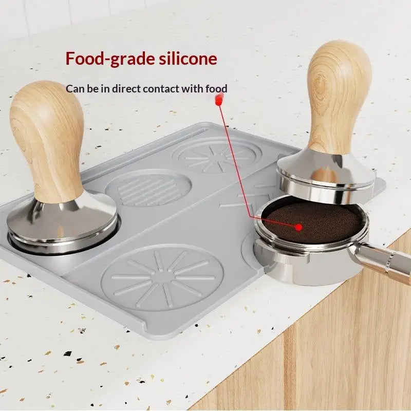 Espresso Tamping Mat – Non-Slip Food-Grade Silicone Pad Coffee Tamping Mat Nixie