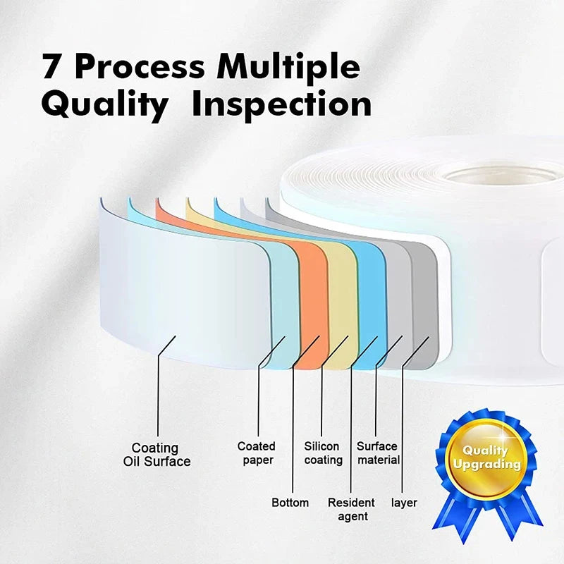 NiiMBOT B1 B21 Thermal Label Rolls – Waterproof Self-Adhesive Thermal Label Rolls Nixie