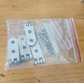 4pcs 180° Foldable Flat Hinges for Cabinet, Door & Furniture Furniture Hinge Nixie 4pcs