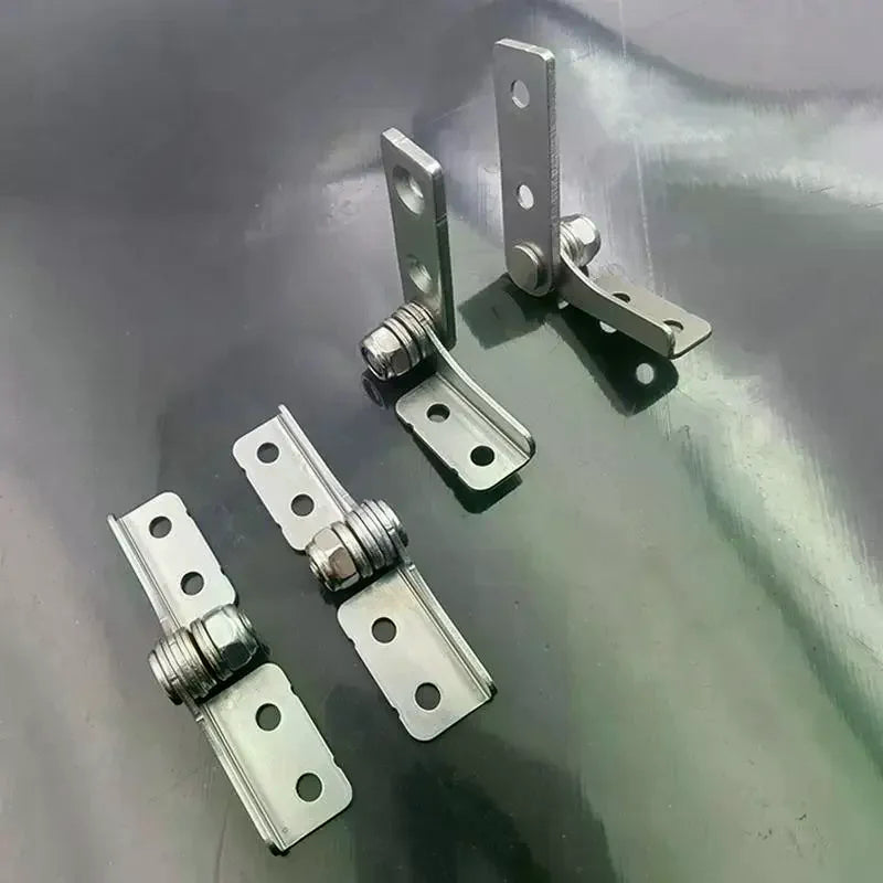 304 Stainless Steel Frameless Hinge | Adjustable Damping