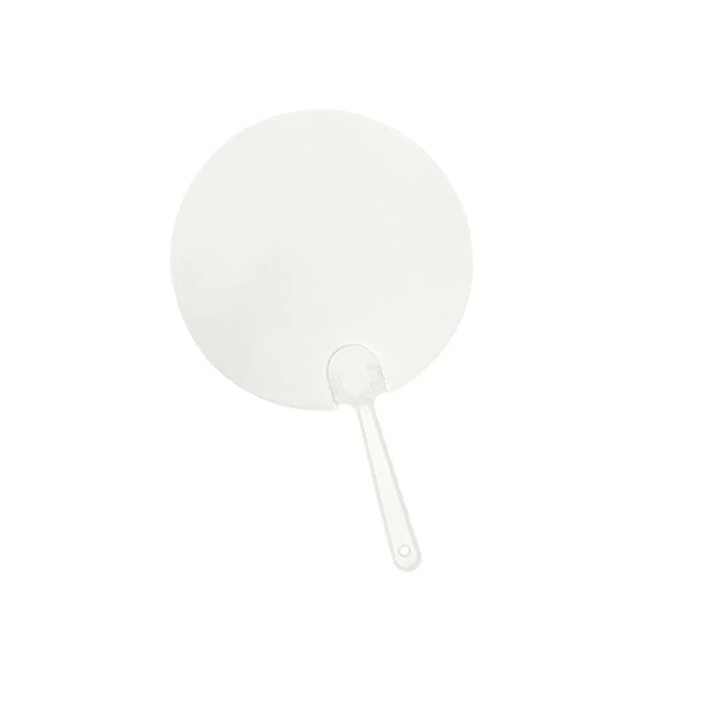 50pcs Mini Transparent Acrylic Fans – DIY Craft & Party Supplies DIY Craft Supplies Nixie 50pcs 5cm