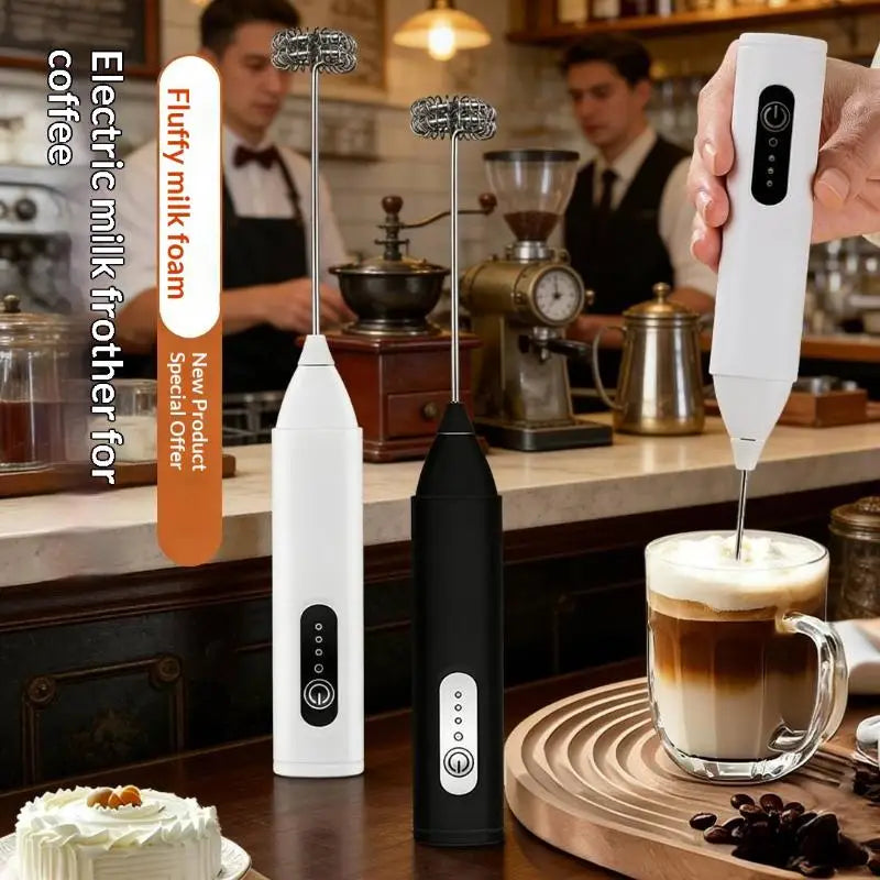 Electric Handheld Milk Frother & Egg Whisk – Portable Milk Frother Whisk Nixie