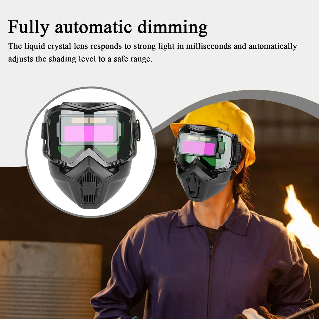 Auto Darkening Welding Helmet – Detachable Protective Shield Welding Helmet Nixie