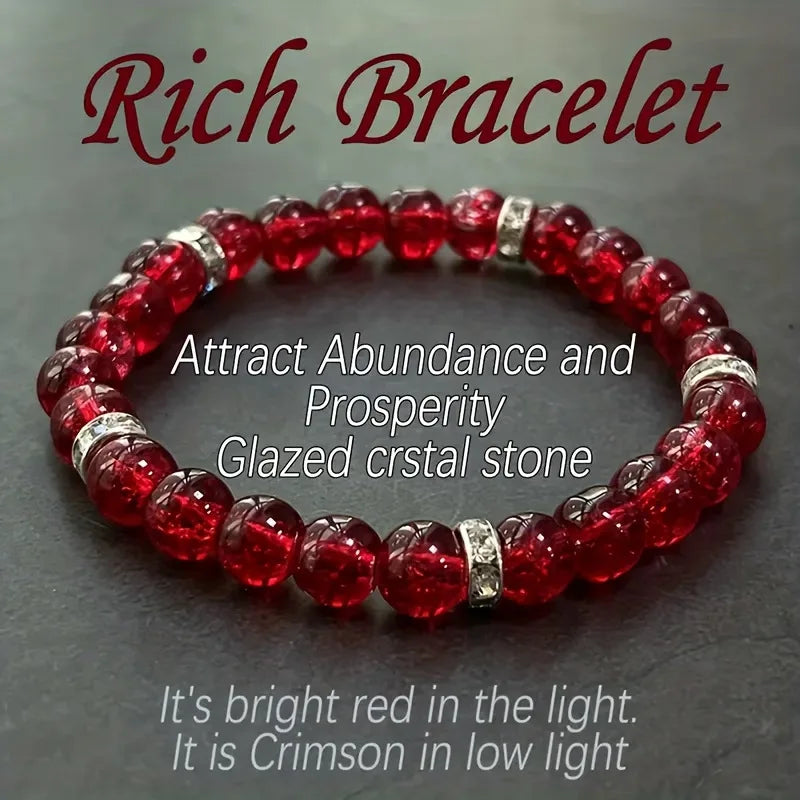 Natural Stone Bead Bracelet – Amethyst, Agate & Tiger Eye