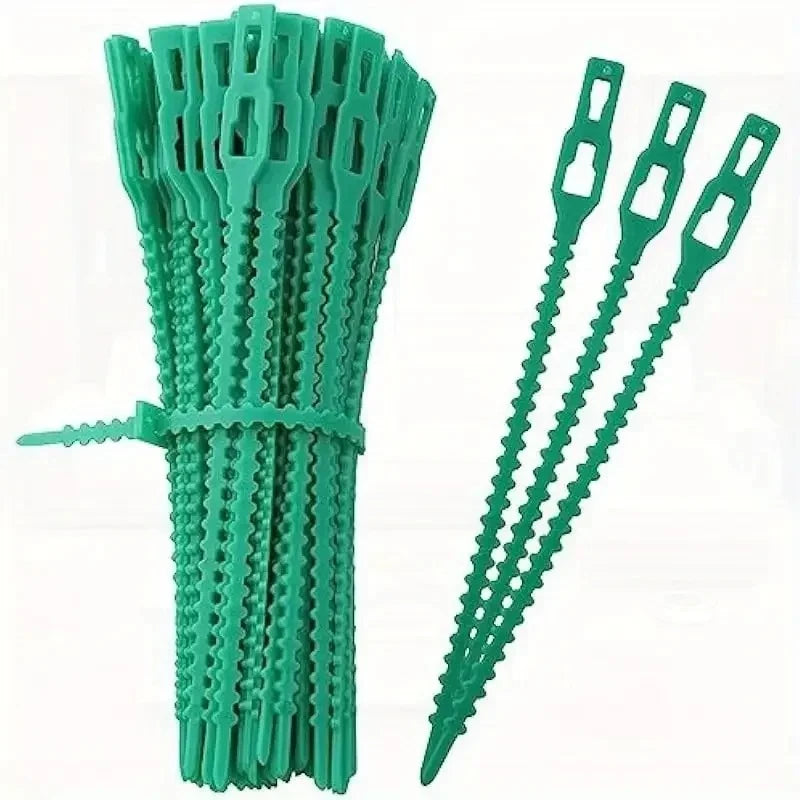 50pcs Reusable Adjustable Plant Ties – Vine & Tomato Garden Clips Garden Plant Clips Nixie