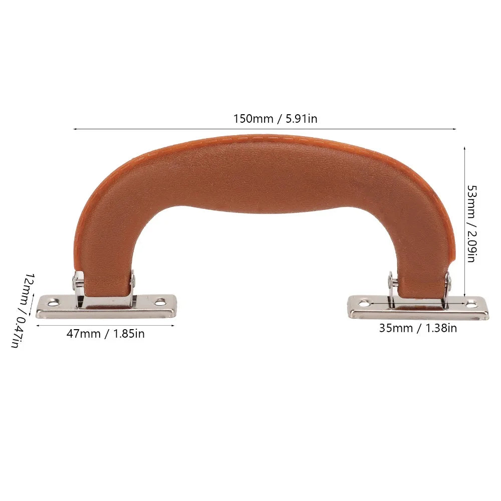 Vintage Luggage Handles 5-Set | Plastic & Iron Suitcase Grips Luggage Handle Set Nixie