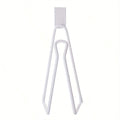 Forged Iron Wall-Mounted Toilet Paper Holder No-Drill Shelf Toilet Paper Holder Nixie WHITE