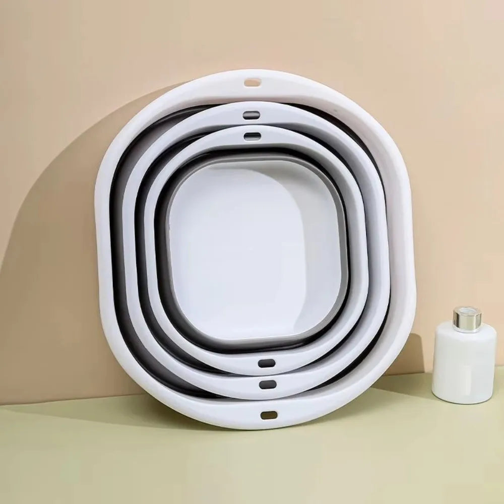 Foldable Wash Basin – Portable Collapsible Laundry Tub S/M/L