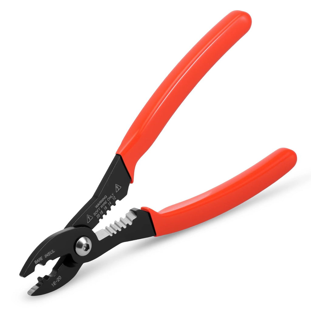 4-in-1 Wire Stripper & Crimping Tool | Anti-Slip Handle Wire Stripper Tool Nixie red