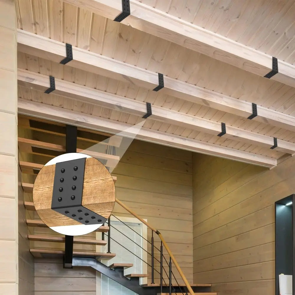 5ft Faux Wood Beam Strap + 100 Self-Adhesive Thumb Tacks Decorative Beam Strap Nixie
