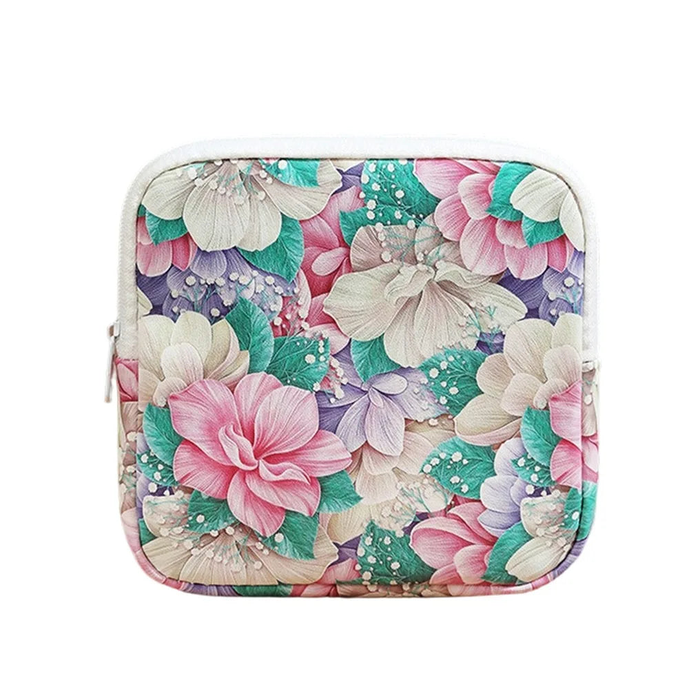 Portable Zipper Pouch – Sanitary Pads & Cosmetic Bag
