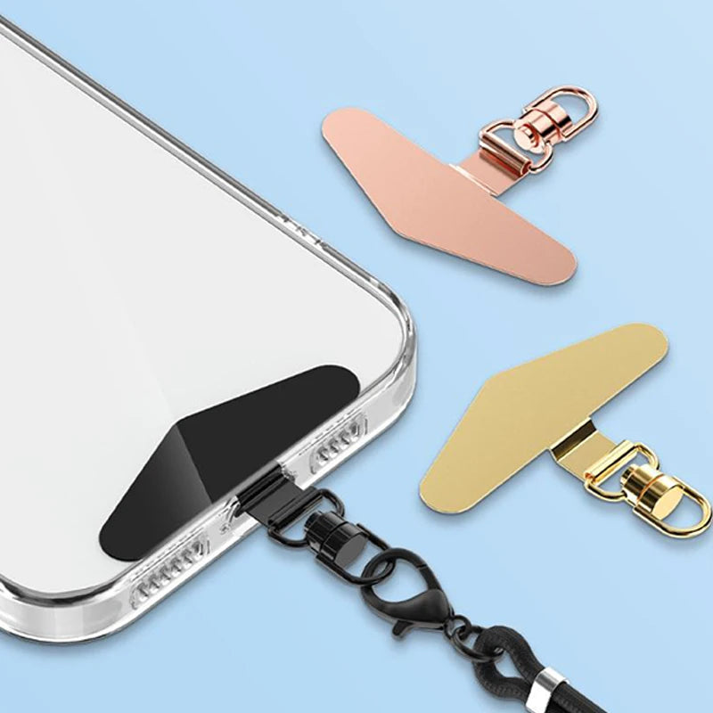 Steel Phone Lanyard Gasket Clip – Anti-Drop Metal Strap Tab