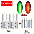 LED Night Fishing Bite Light Set + CR425 Battery – 3 or 5 Pack