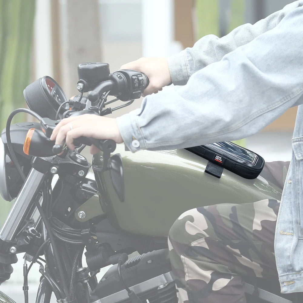 Motorcycle Magnetic Tank Bag – 8 Magnets, Phone Pouch to 6.3" Motorcycle Tank Bag Nixie