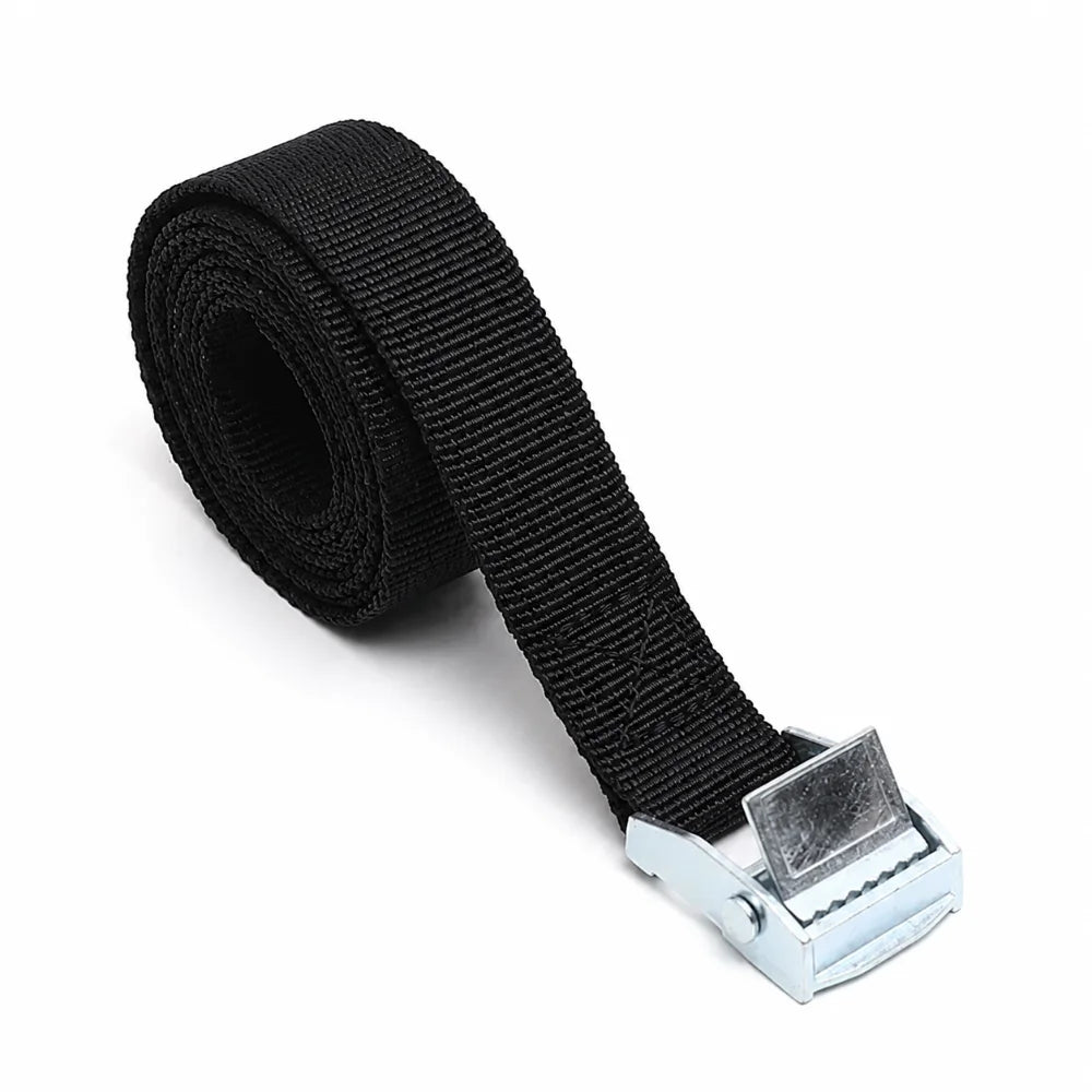 Black Ratchet Tie Down Straps 25mm Cam Buckle – 1/2/3M Cargo Tie Down Straps Nixie 2M