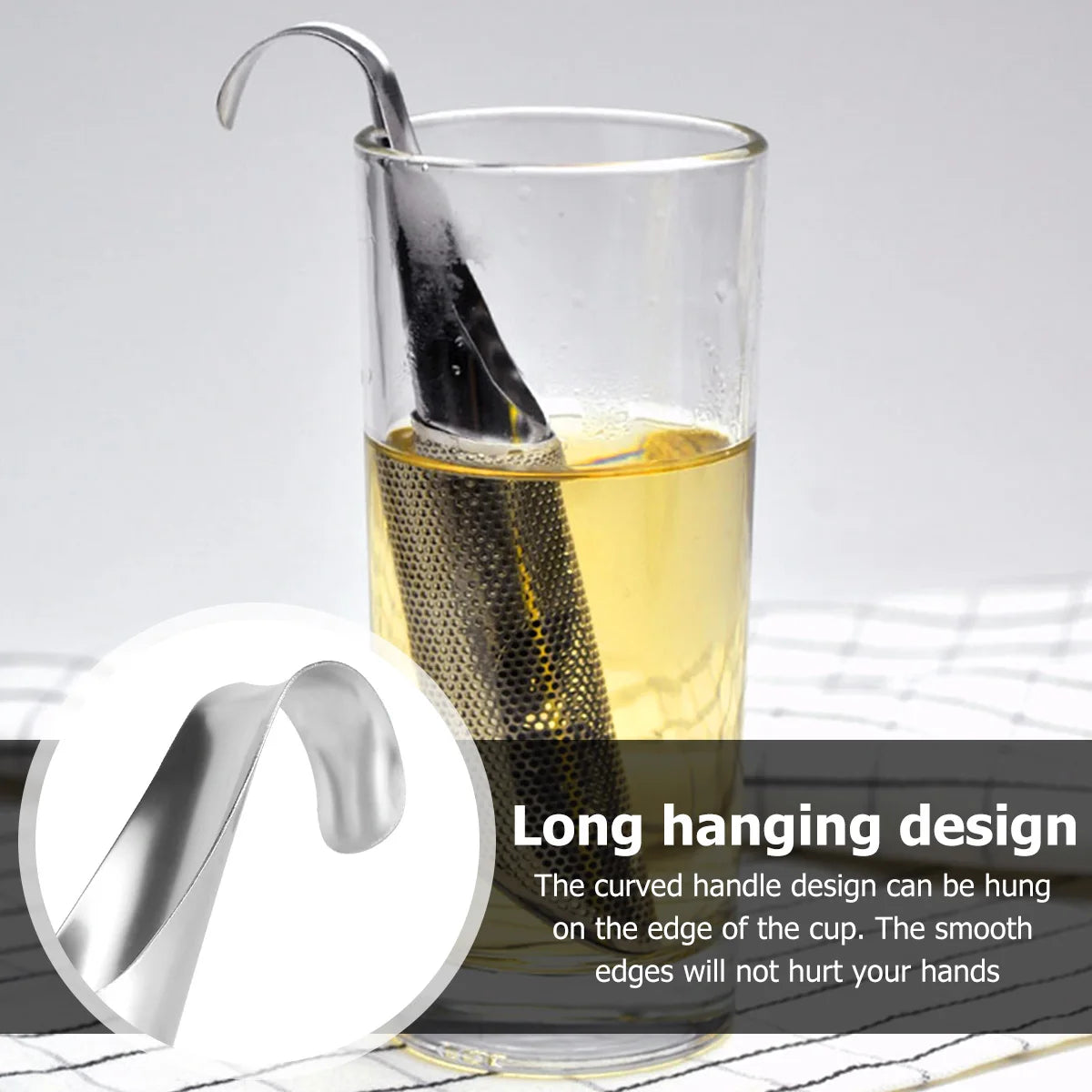 Stainless Steel Pipe Tea Infuser Strainer 2-Pack | Nixie
