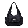 Korean Polka Dot Crossbody Tote Bag – Lightweight Women's Bag Crossbody Tote Bag Nixie BB-1451Black