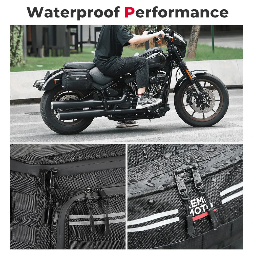 Motorcycle Saddlebags 15L 30L with Brackets – Throw Over Bags Motorcycle Saddlebags Nixie