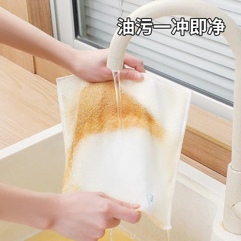 Bamboo Fiber Microfiber Cleaning Cloths 10/30 Pack Microfiber Cleaning Cloth Nixie