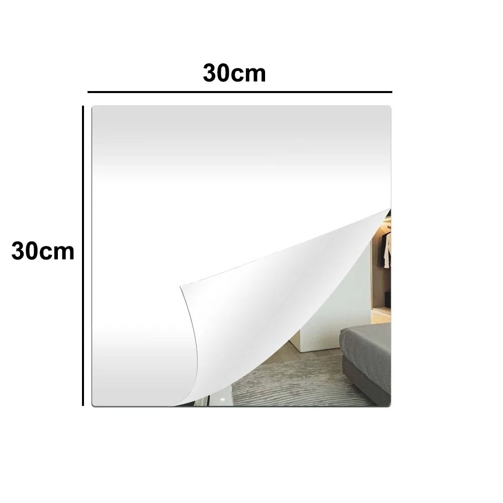 Self-Adhesive Acrylic Mirror Sheet – Shatterproof, 1.6mm Acrylic Mirror Sheet Nixie 30x30cm