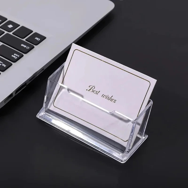 Clear Acrylic Business Card & Photocard Storage Box Holder Card Storage Box Nixie