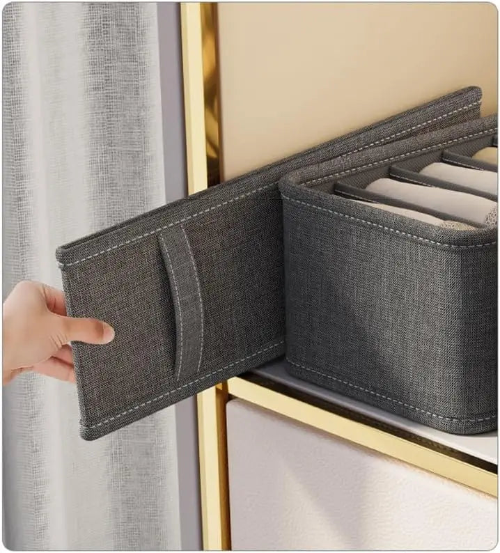 Foldable Fabric Drawer Organizer for Underwear, Socks & Belts Closet Drawer Organizer Nixie