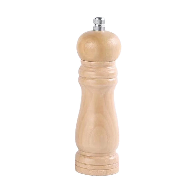 Wooden Pepper & Salt Grinder Mill – Ceramic Core, 3 Sizes
